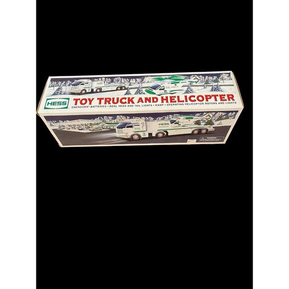 HESS COLLECTIBLE TOY MODEL VEHICLE 2006 TRUCK AND HELICOPTER NEW IN BOX!! - Picture 2 of 5